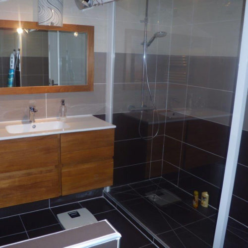 SDB-1 Rénovation de salle de bain à Montélimar dans la Drôme.
